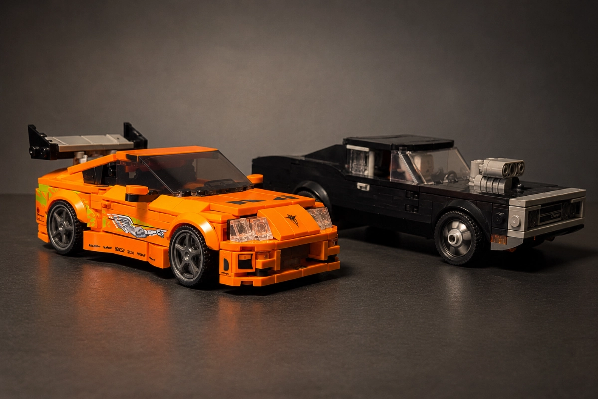 Brick-built display model preview